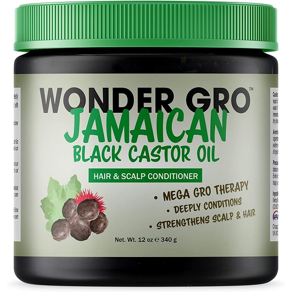 Wonder Gro Jamican Black Castor Oil Hair & Scalp Conditioner 12oz